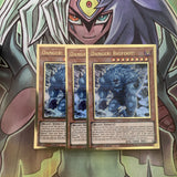 MGED-EN018 x3 Danger! Bigfoot! Gold Rare Excellent Condition Yugioh