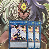 LDS2-EN078 x3 Harpie Conductor Common Excellent Condition Yugioh