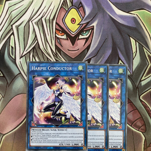 LDS2-EN078 x3 Harpie Conductor Common Excellent Condition Yugioh