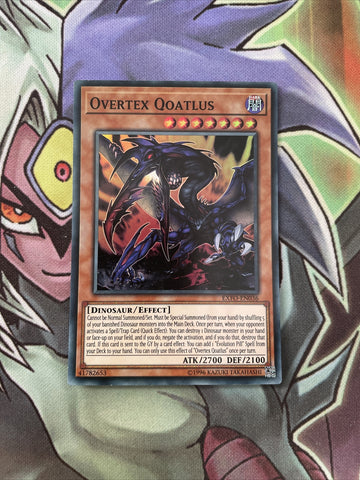 EXFO-EN036 Overtex Qoatlus Super Rare UNL Edition NM Yugioh Card