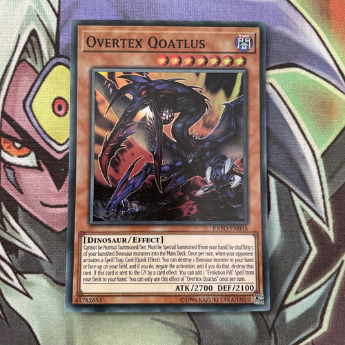 EXFO-EN036 Overtex Qoatlus Super Rare UNL Edition NM Yugioh Card
