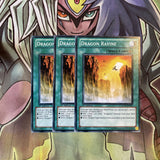 SDDL-EN021 x3 Dragon Ravine Common Excellent Condition Yugioh