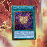 PGLD-EN027 RANK-UP-MAGIC ARGENT CHAOS FORCE Secret Gold Rare YuGiOh Card