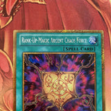 PGLD-EN027 RANK-UP-MAGIC ARGENT CHAOS FORCE Secret Gold Rare YuGiOh Card
