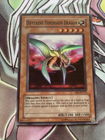 DR1-EN177 Different Dimension Dragon - Super Rare - Unlimited Edition NM Yugioh