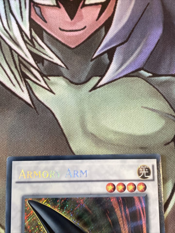 LC5D-EN034 Armory Arm Secret Rare 1st Edition Yugioh Card (back)