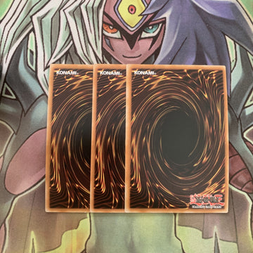 MGED-EN028 x3 Evolzar Laggia Gold Rare Excellent Condition Yugioh (back)