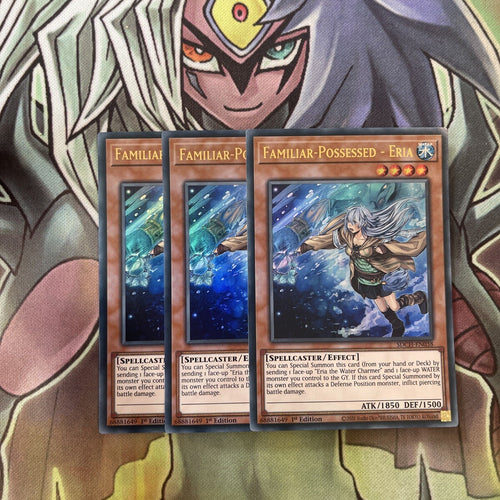 SDCH-EN038 x3 Familiar-Possessed - Eria Ultra Rare Excellent Condition Yugioh