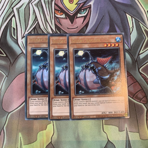 MAGO-EN122 x3 Silent Angler Rare Excellent Condition Yugioh