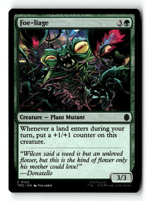 MTG Foe-liage Commander: Teenage Mutant Ninja Turtles LP Magic The Gathering