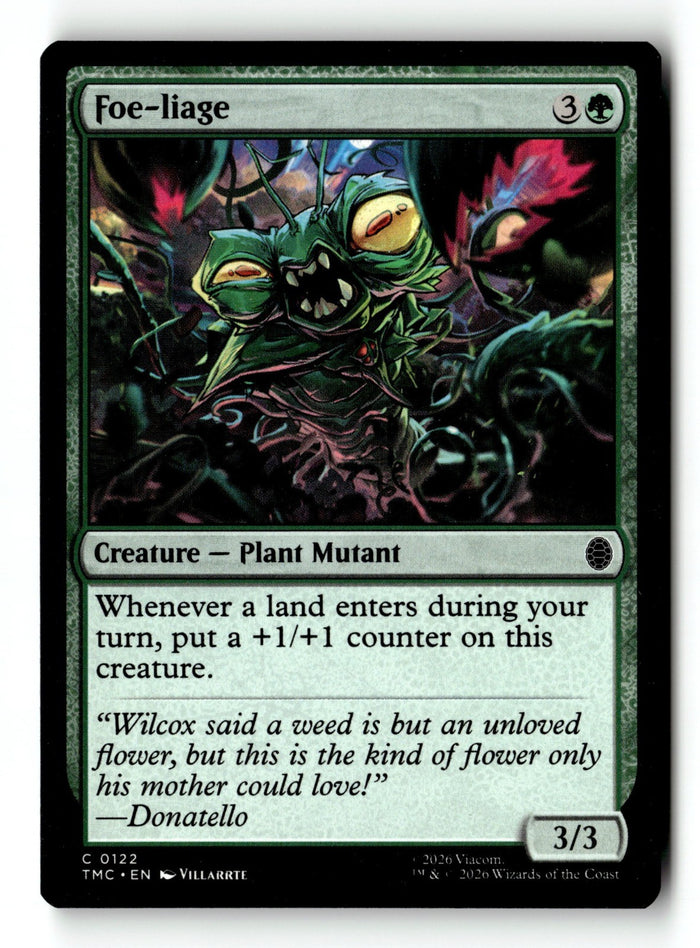 MTG Foe-liage Commander: Teenage Mutant Ninja Turtles LP Magic The Gathering