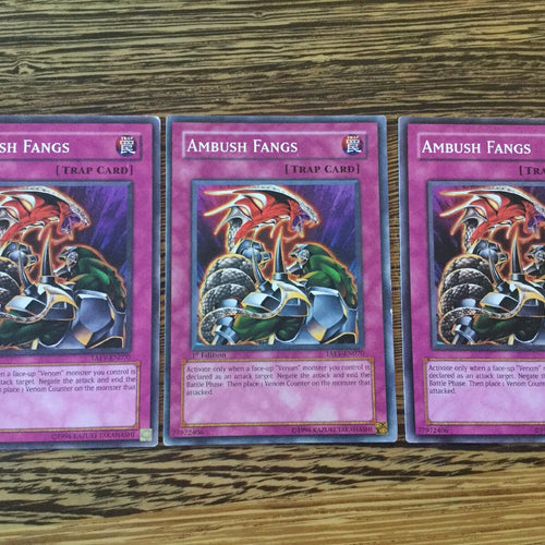 TAEV-EN070 3x Ambush Fangs - Common Yugioh