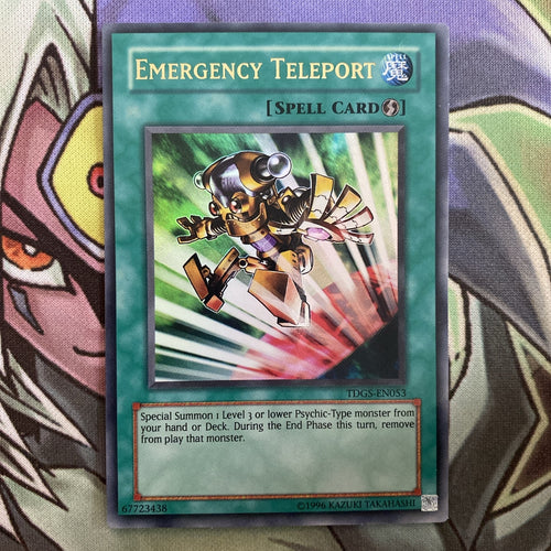 TDGS-EN053 Emergency Teleport Ultra Rare Unlimited Edition NM Yugioh Card