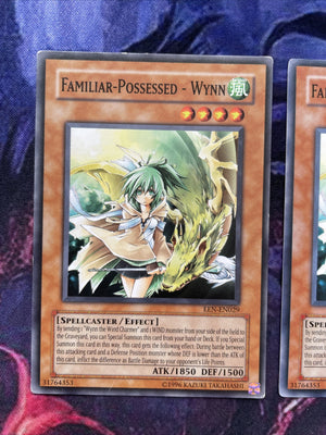 EEN EN029 Yugioh | Familiar-Possessed - Wynn × 3 | Common (back)