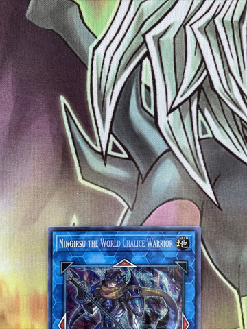 MP18-EN068 Yugioh! Ningirsu The World Chalice Warrior Secret Rare 1st Ed (VLP) (back)