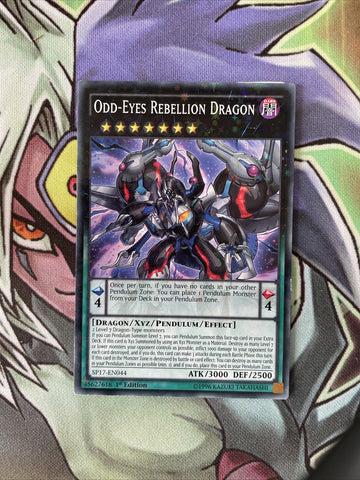 SP17-EN044 Odd-Eyes Rebellion Dragon Starfoil 1st Edition Near Mint YuGiOh Card