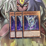 SDCS-EN007 x3 Cyber Dragon Nachster Common Excellent Condition Yugioh