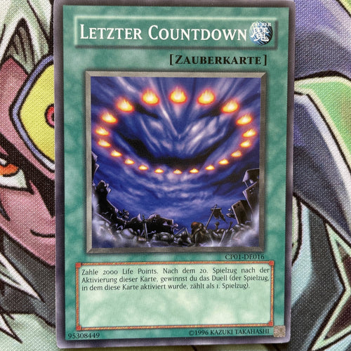 CP01-EN016 Final Countdown Common Champion Pack German NM Yugioh Card