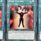 LED7-EN044 3 x Mind Control Card Playset Unl Ed Common YuGiOh NEW
