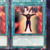 LED7-EN044 3 x Mind Control Card Playset Unl Ed Common YuGiOh NEW