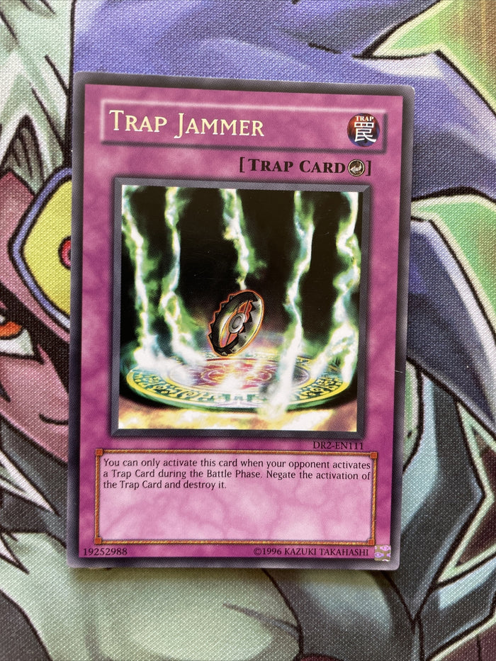 DR2-EN111 Trap Jammer Rare UNL Edition NM Yugioh Card