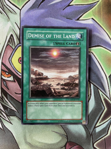 LODT-EN047 Demise Of The Land Common UNL Edition NM Yugioh Card