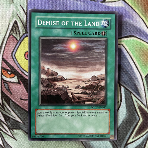 LODT-EN047 Demise Of The Land Common UNL Edition NM Yugioh Card