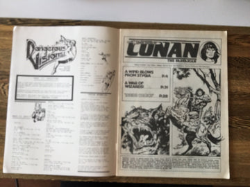 Comic Savage Sword of Conan #45 - July 1970's - Marvel Comic (back)
