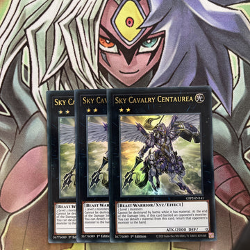 GFP2-EN141 x3 Sky Cavalry Centaurea Ultra Rare Excellent Condition Yugioh