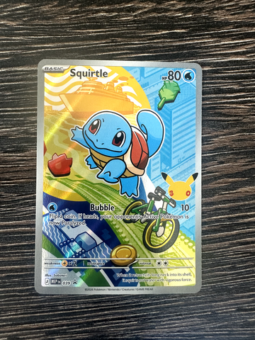 Squirtle 30th Celebration Promo Near Mint
