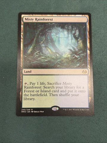 MTG LP Misty Rainforest Modern Masters Magic The Gathering