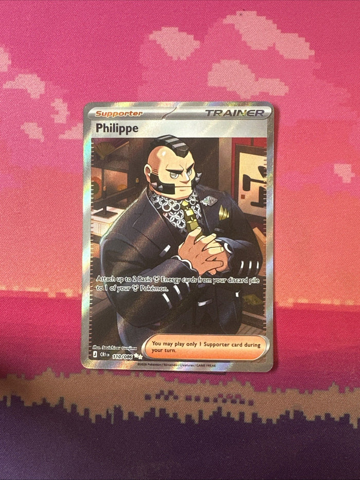 Pokemon Philippe Chaos Rising Double Rare 110/086 Near Mint
