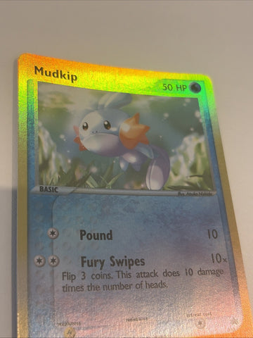 Mudkip 010 – Nintendo Black Star Promo NM – Pokémon Card 2003 (back)
