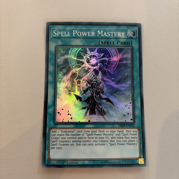 SR08-EN022 Spell Power Mastery Super Rare Yugioh 1st Edition