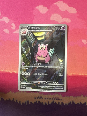 Pokemon Slowbro Pitch Black Illustration Rare 090/084 Near Mint