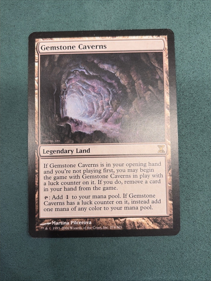 MTG Gemstone Caverns Timespiral LP Magic The Gathering