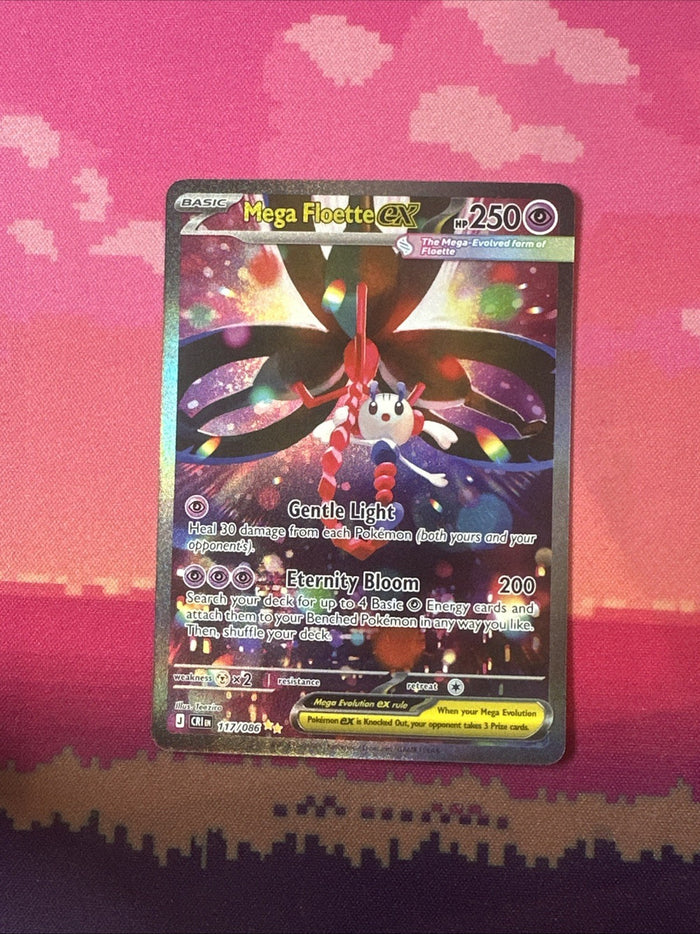 Pokemon Mega Floette EX Chaos Rising Special Illustration Rare 117/086 Near Mint