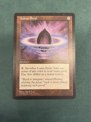 MTG Lotus Petal Tempest LP Magic The Gathering
