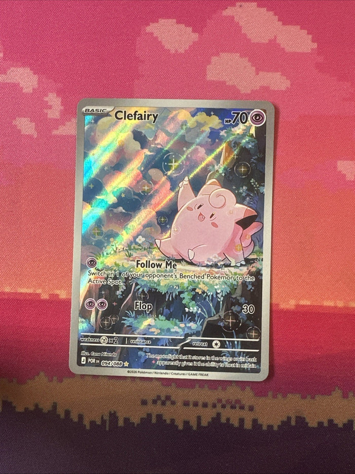 Pokemon Clefairy Perfect Order Illustration Rare 094/088 Near Mint