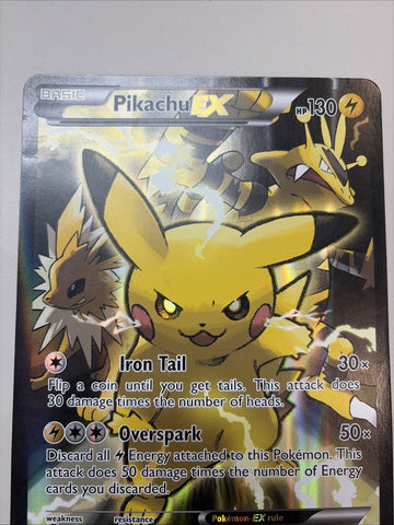 Pikachu Jumbo Card Ex (back)