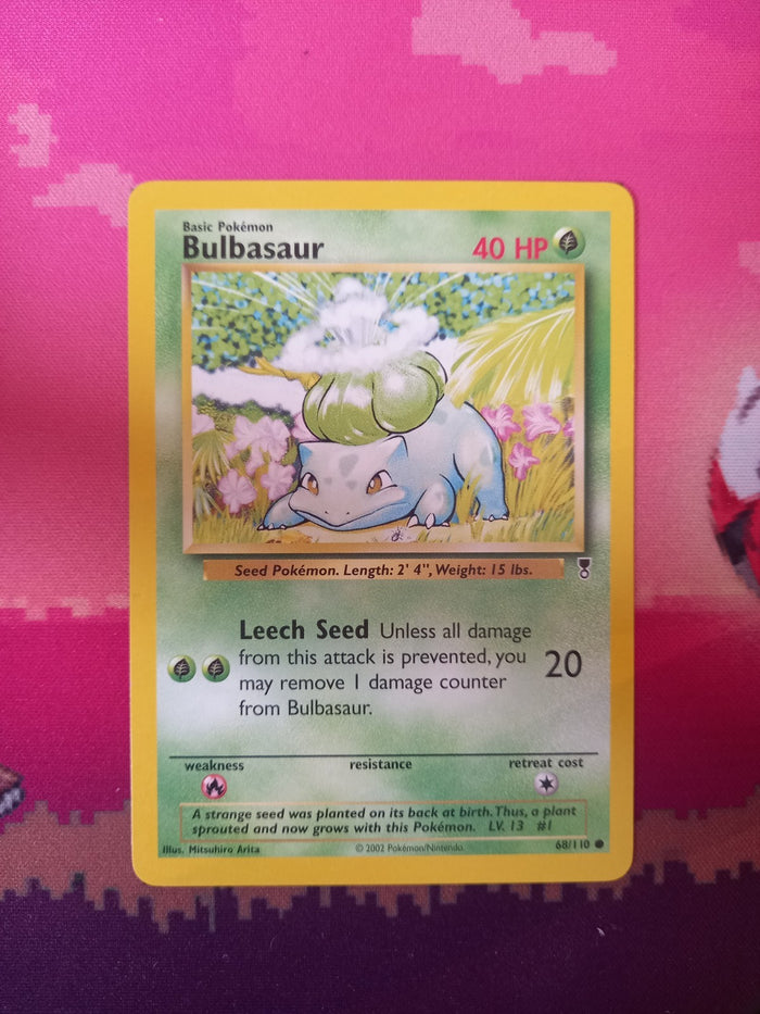 Pokemon Card Bulbasaur Legendary Collection Common 68/110 Near Mint