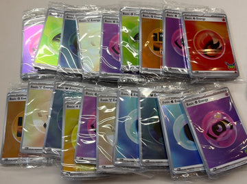 Sealed Pack of 16 Foil Basic Energy Cards : From 30th Celebration ETB : Pokemon