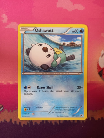 Pokemon Card Oshawott Legendary Treasures Common 37/113 Near Mint