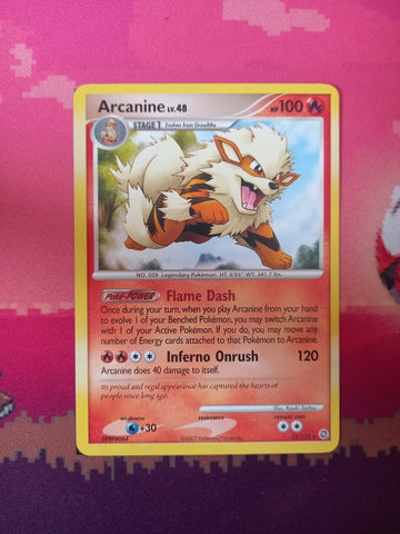 Pokemon Card Arcanine Secret Wonders Rare 22/132 Near Mint