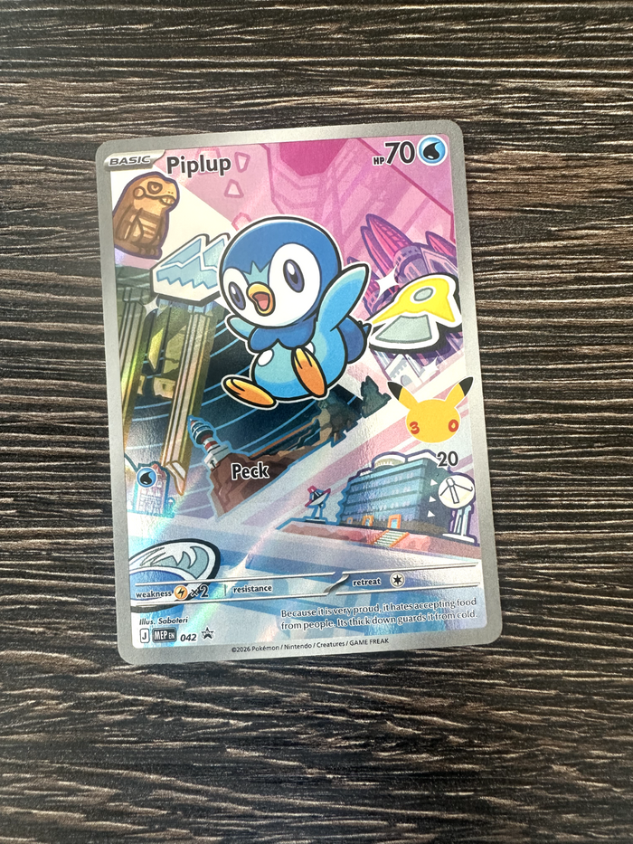 Piplup 30th Celebration Promo Near Mint