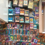YUGIOH CARDS BUNDLE 250 BUNDLE BULK JOBLOT 230 COMMONS 20 HOLOS SUPER, ULTRAS