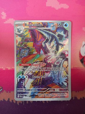 Pokemon Card Baxcalibur 210/193 Illustration Rare Paldea Evolved Near Mint