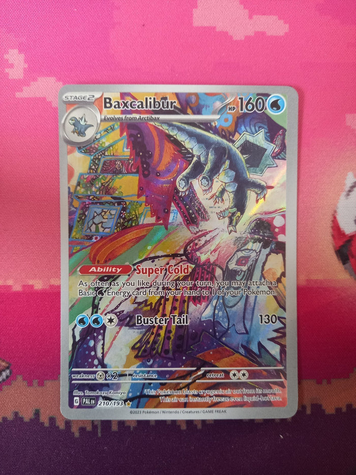 Pokemon Card Baxcalibur 210/193 Illustration Rare Paldea Evolved Near Mint