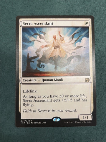 MTG Serra Ascendant Iconic Masters LP Magic The Gathering