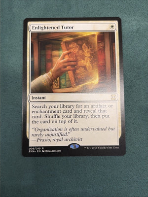 MTG Enlightened Tutor Eternal Masters LP Magic The Gathering